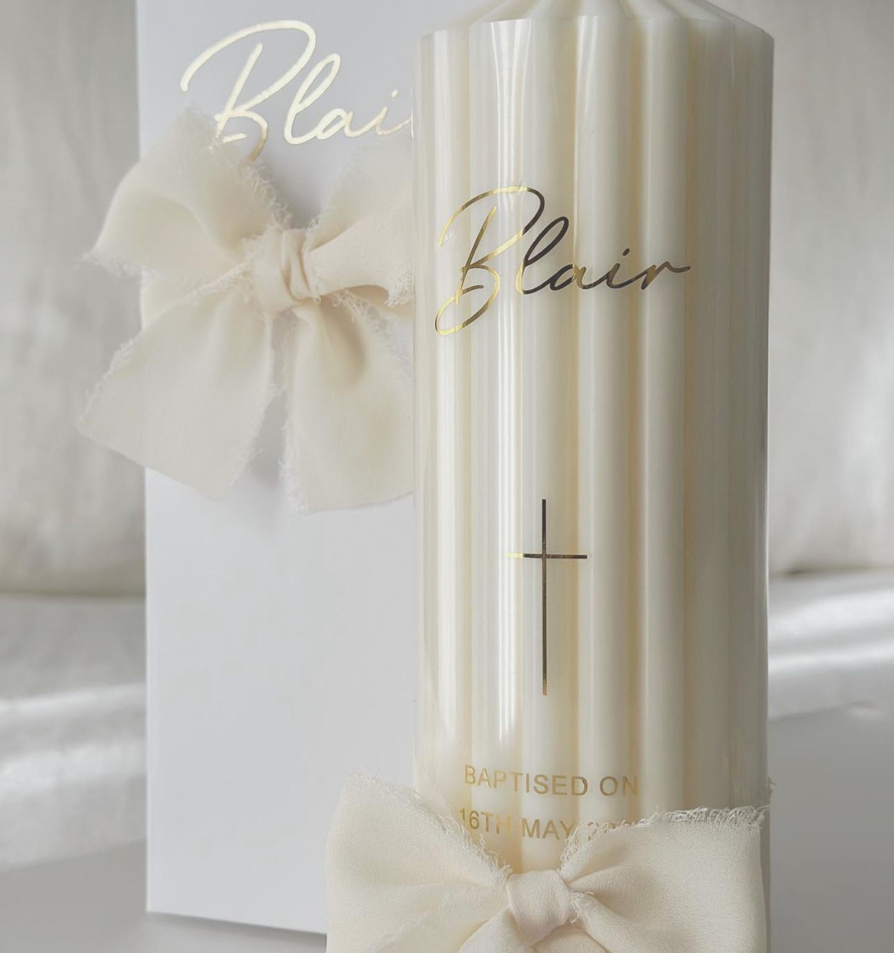 Baptism candle “classic”