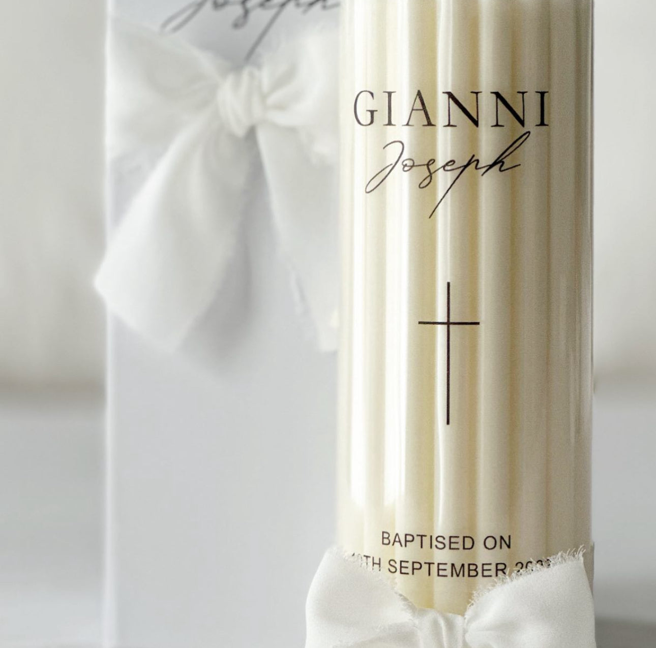 Baptism candle “classic”