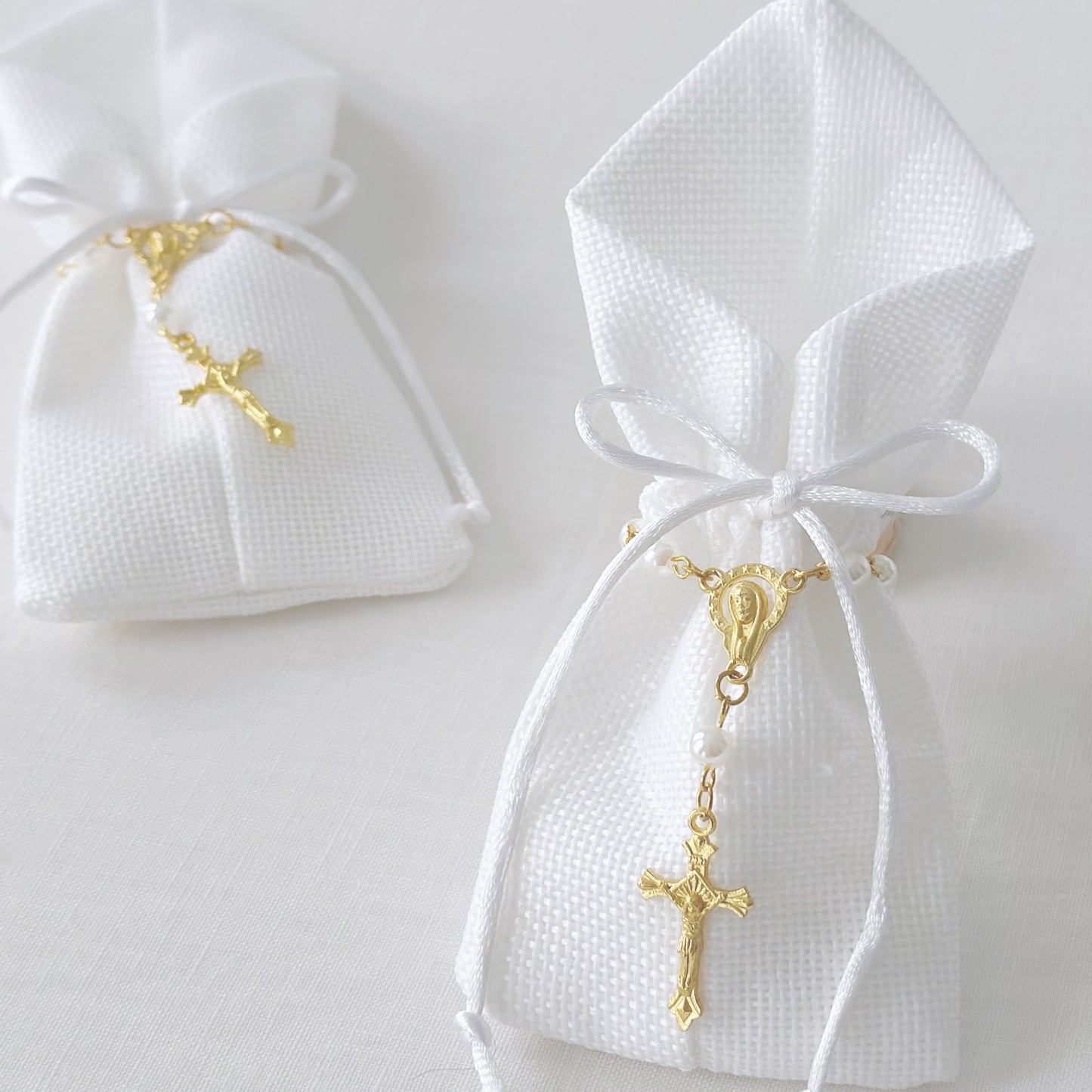 Jute bag with Rosary