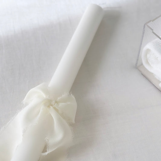 Orthodox christening candle