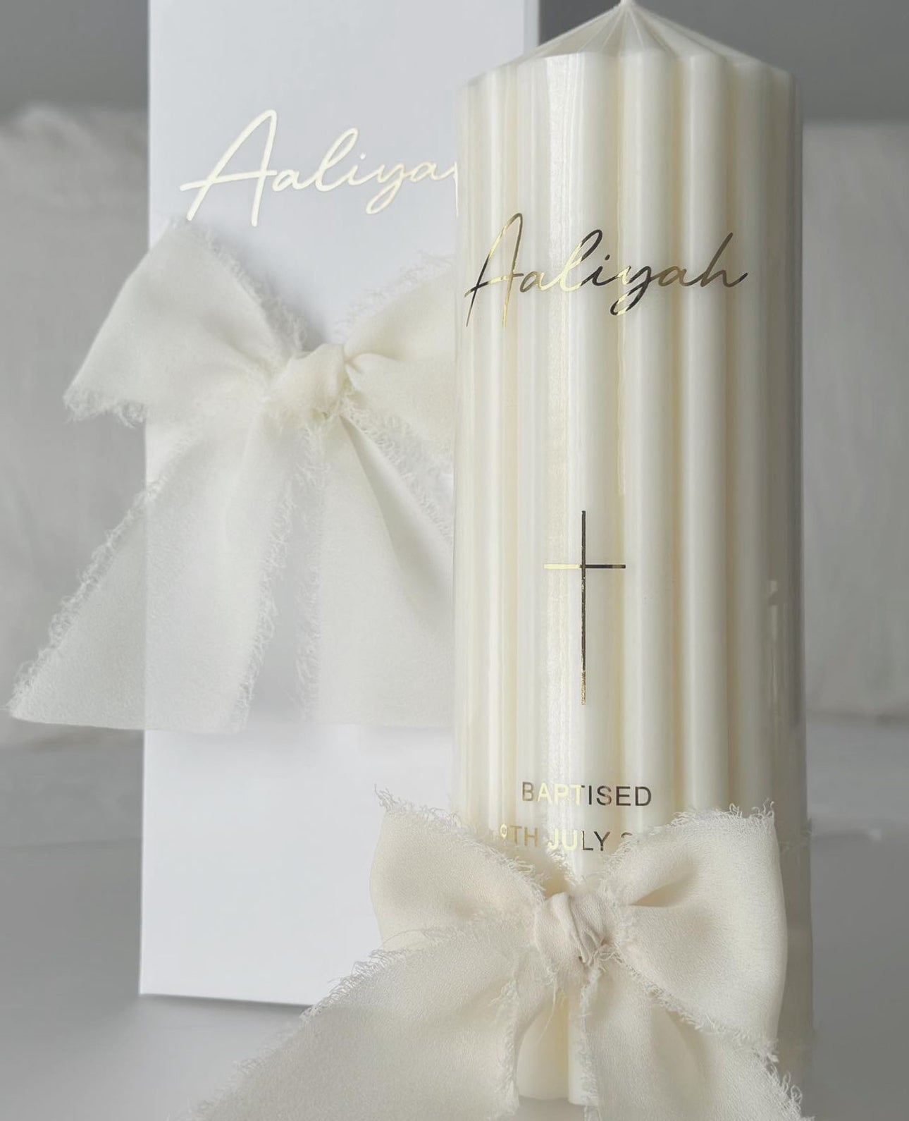 Baptism candle “classic”