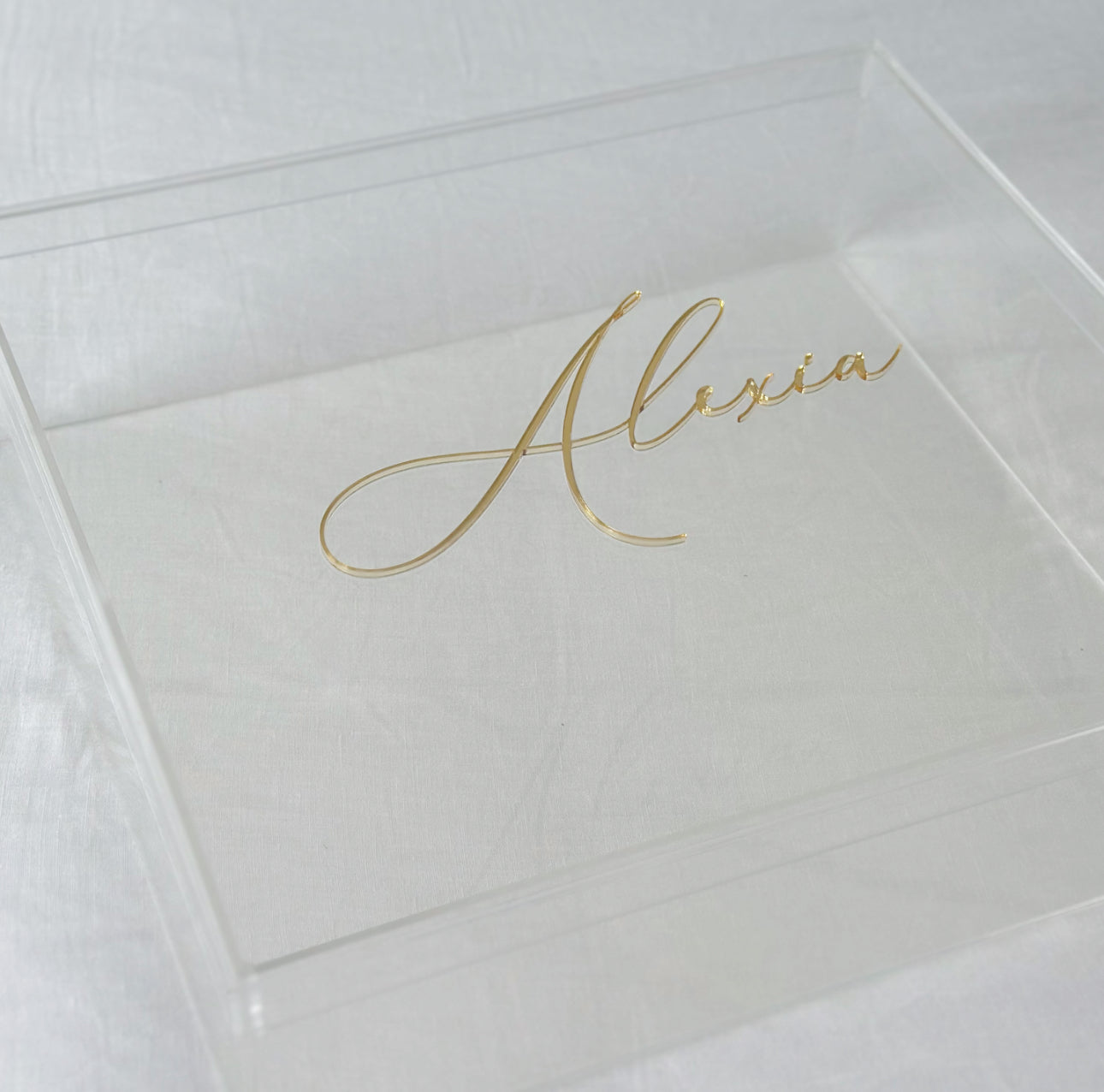 Clear acrylic box