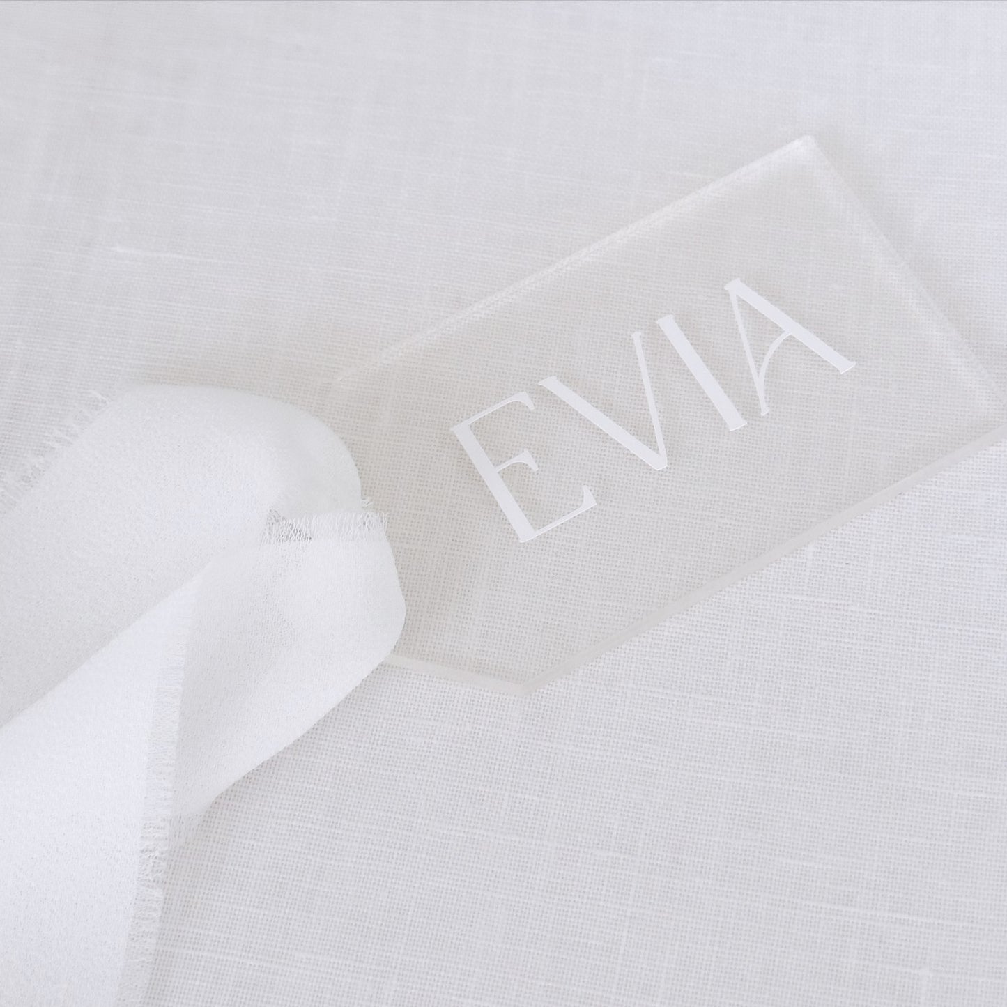 Acrylic name place cards